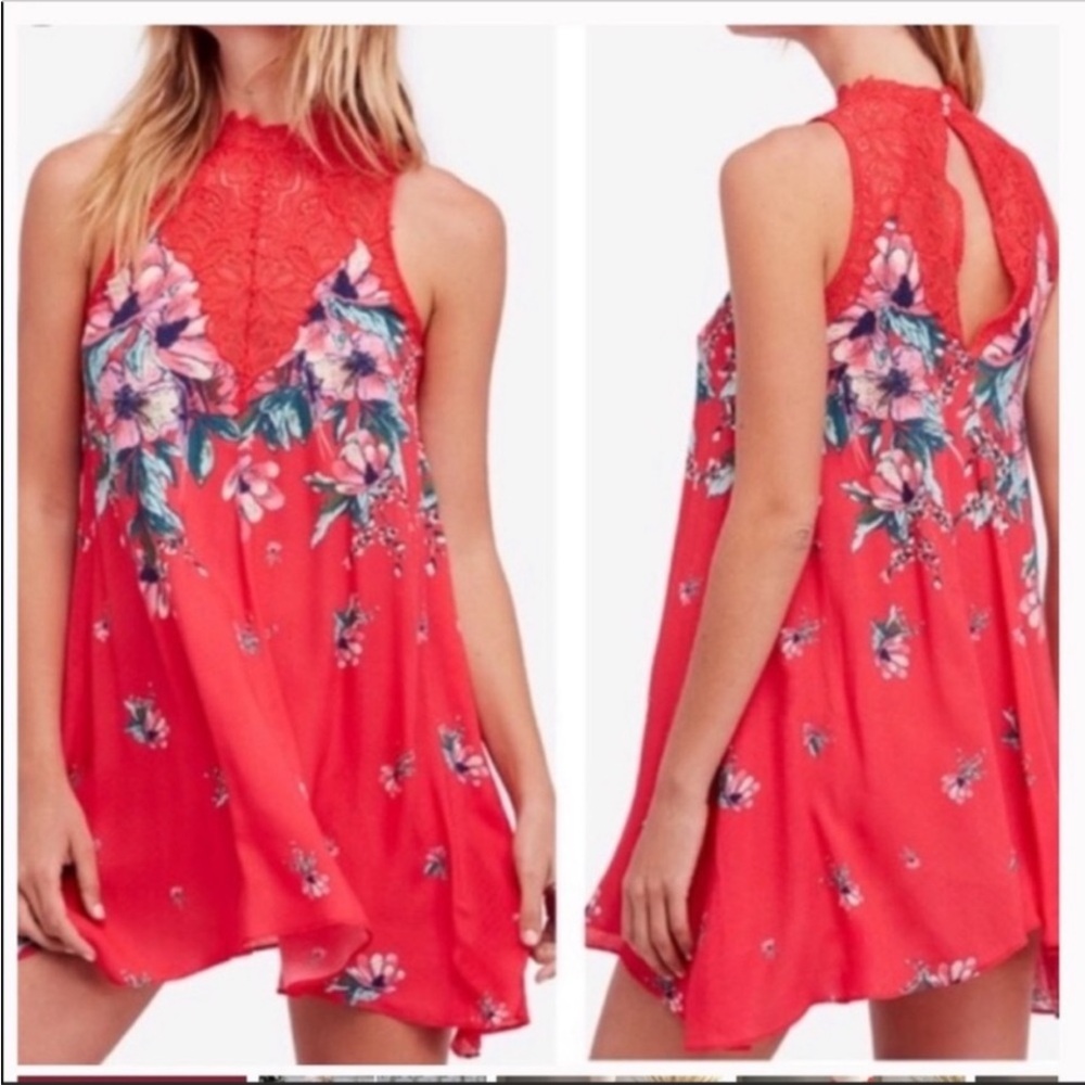 Free People Marsha Lace Slip Dress